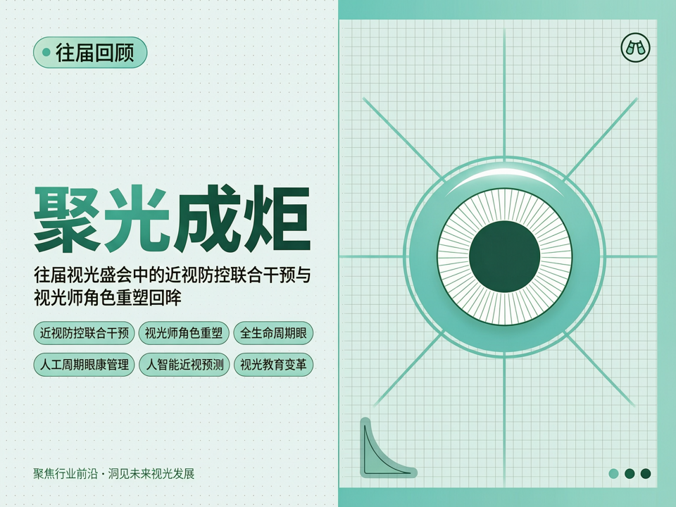 聚光成炬:往届视光盛会中的近视防控联合干预与视光师角色重塑回眸