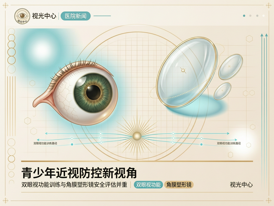 青少年近视防控新视角:双眼视功能训练与角膜塑形镜安全评估并重