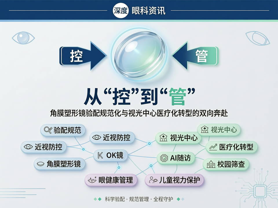 深度 | 从“控”到“管”:角膜塑形镜验配规范化与视光中心医疗化转型的双向奔赴