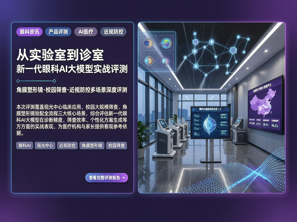 从实验室到诊室:新一代眼科AI大模型在视光中心的多场景实战评测