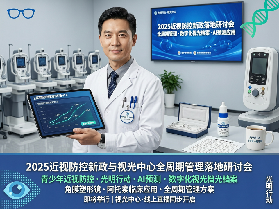 2025近视防控新政与视光中心全周期管理落地研讨会
