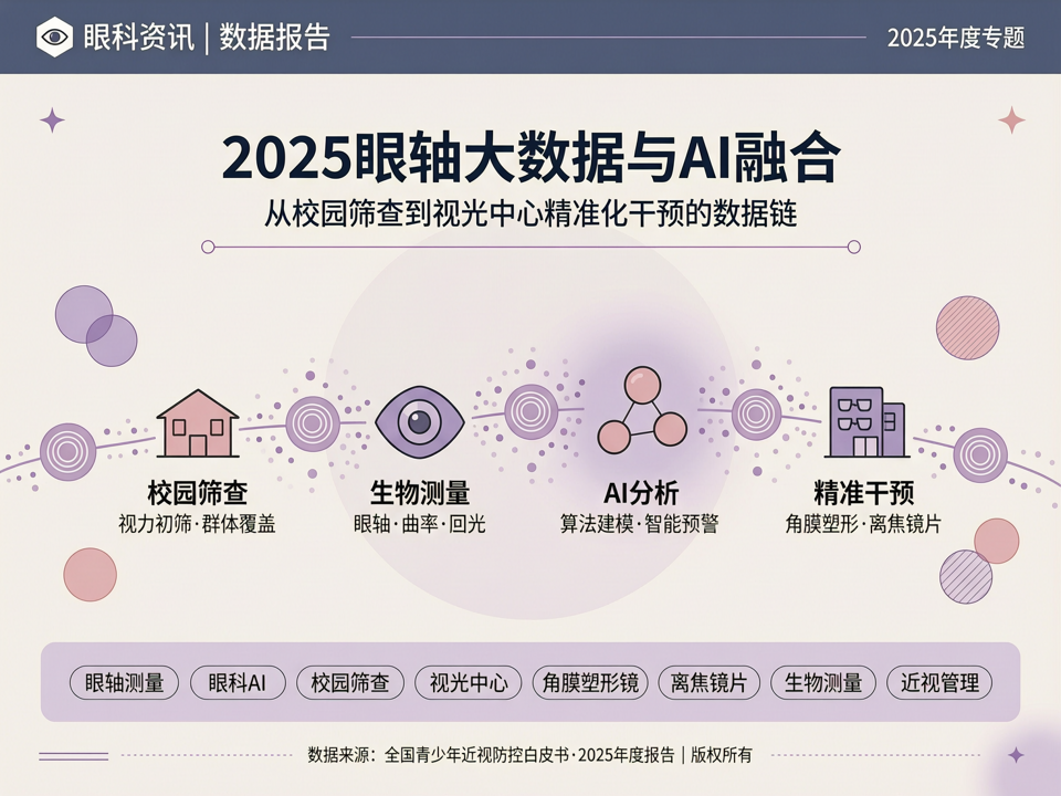 数据报告 | 2025眼轴大数据与AI融合:从校园筛查到视光中心精准化干预的数据链
