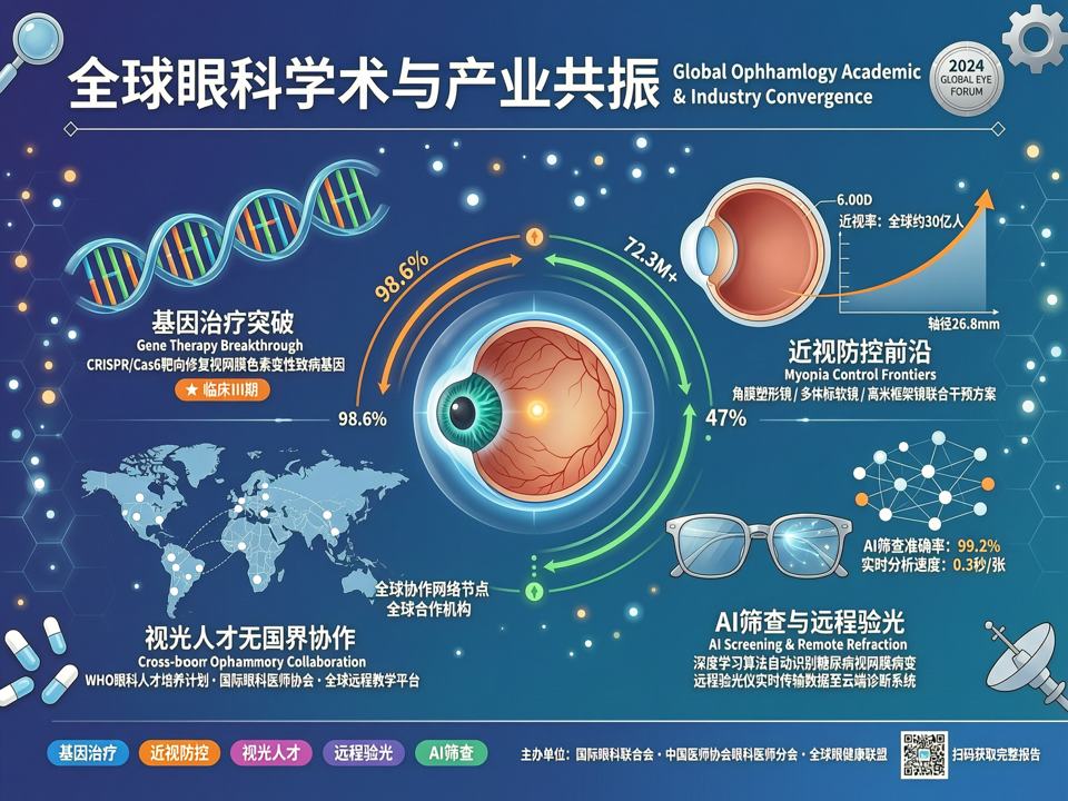 全球眼科学术与产业共振:从基因治疗突破到视光人才无国界协作