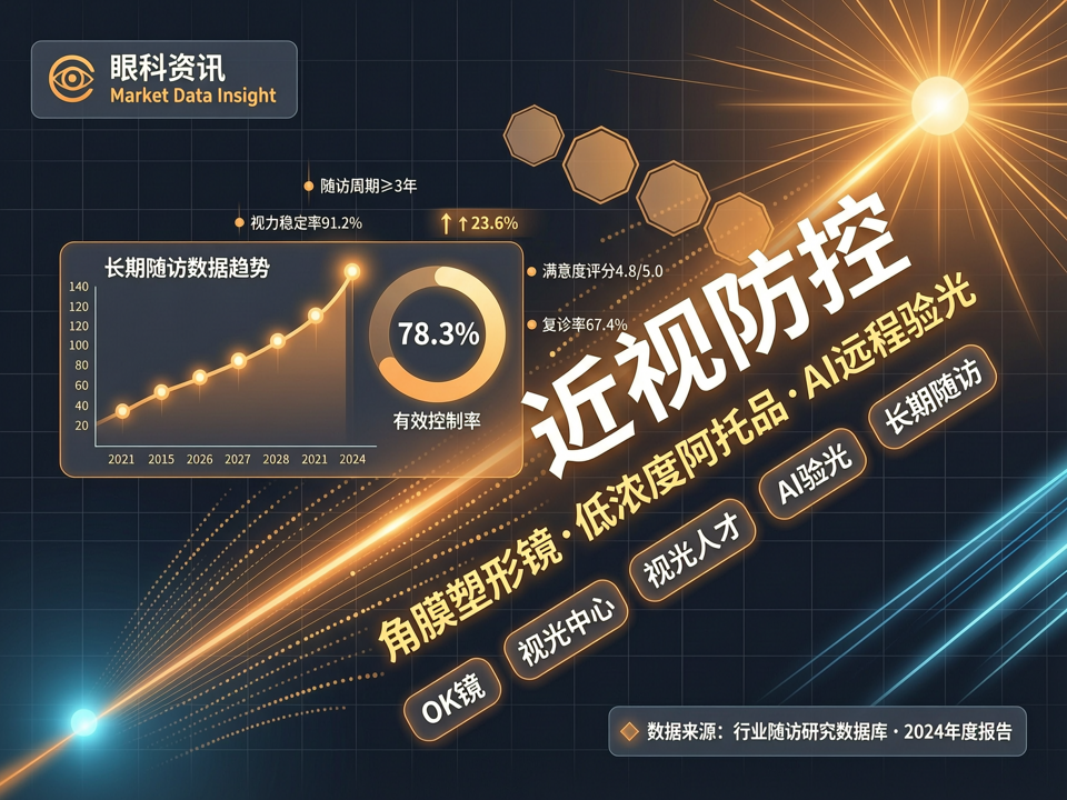 市场数据洞察:角膜塑形镜长期随访数据规范化,视光中心人才密度与AI远程验光构建新护城河