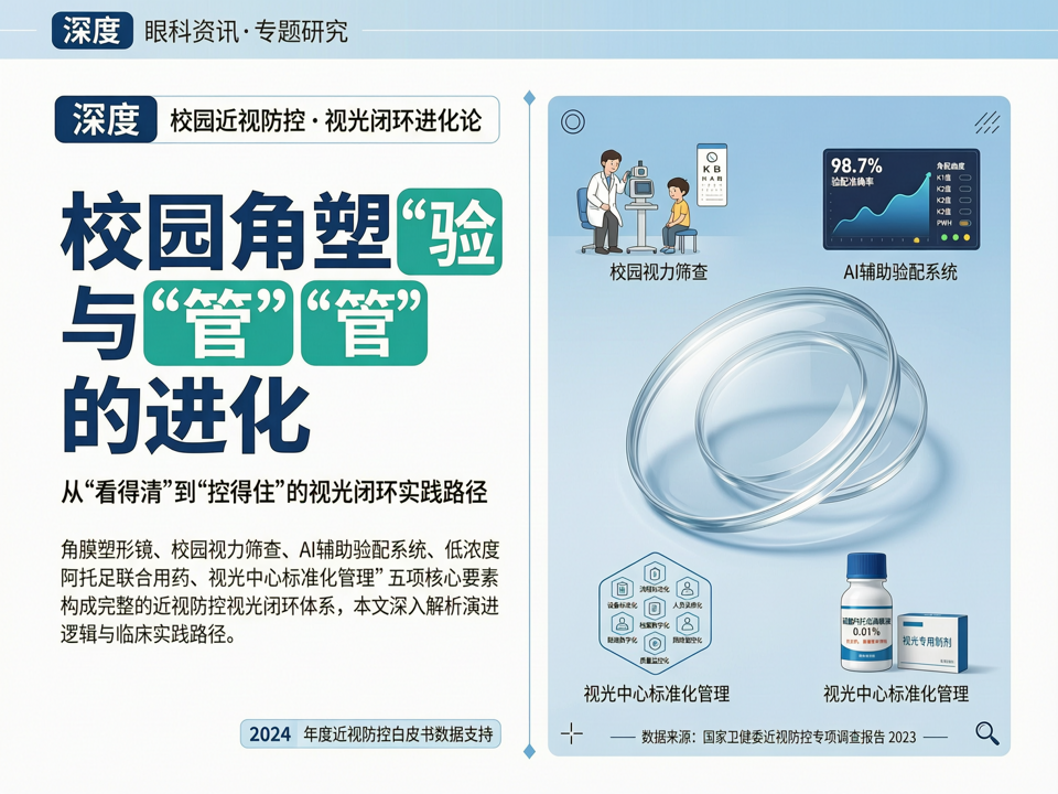 深度 | 校园角塑“验”与“管”的进化:从“看得清”到“控得住”的视光闭环