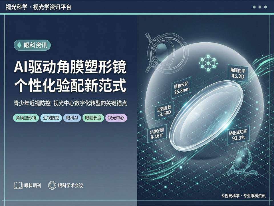 AI驱动角膜塑形镜个性化验配:视光中心数字化转型的关键锚点