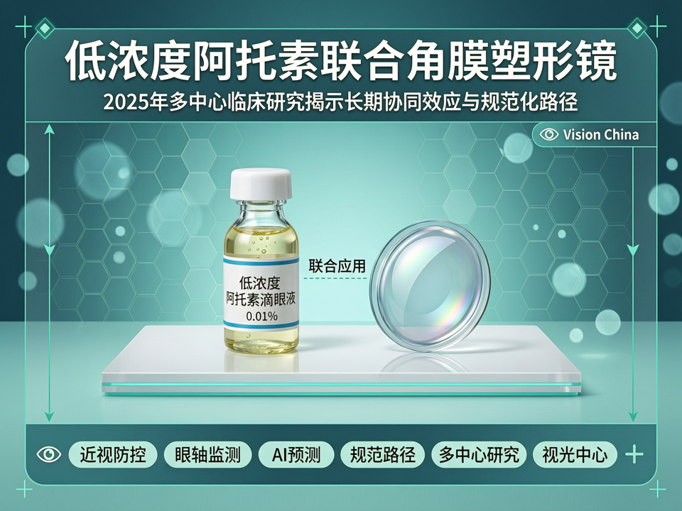 低浓度阿托品联合角膜塑形镜:2025年多中心临床研究揭示长期协同效应与规范化路径