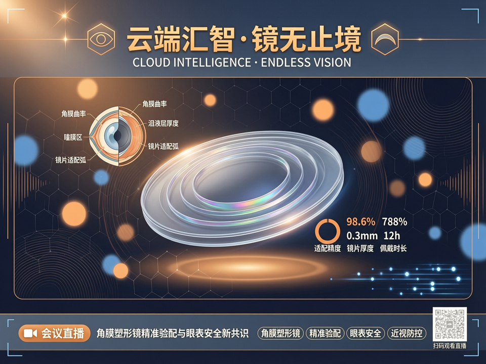 云端汇智·镜无止境:会议直播聚焦角膜塑形镜精准验配与眼表安全新共识
