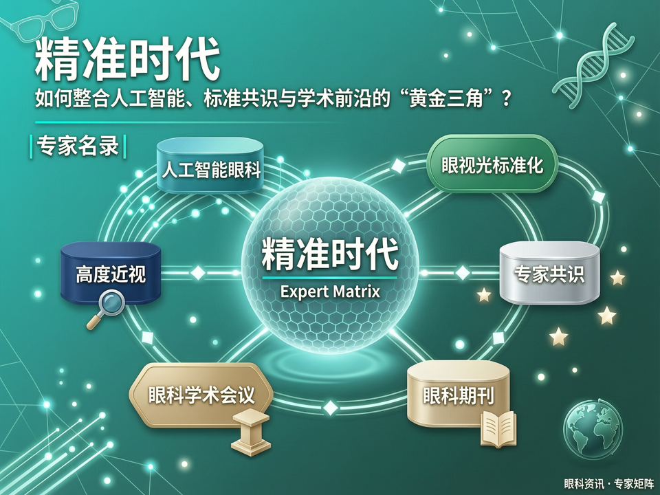 眼视光“精准时代”的专家矩阵:【专家名录】如何整合人工智能、标准共识与学术前沿的“黄金三角”?