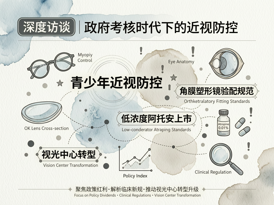 深度访谈 | 政府考核时代下的近视防控:视光中心如何承接政策红利与临床新规