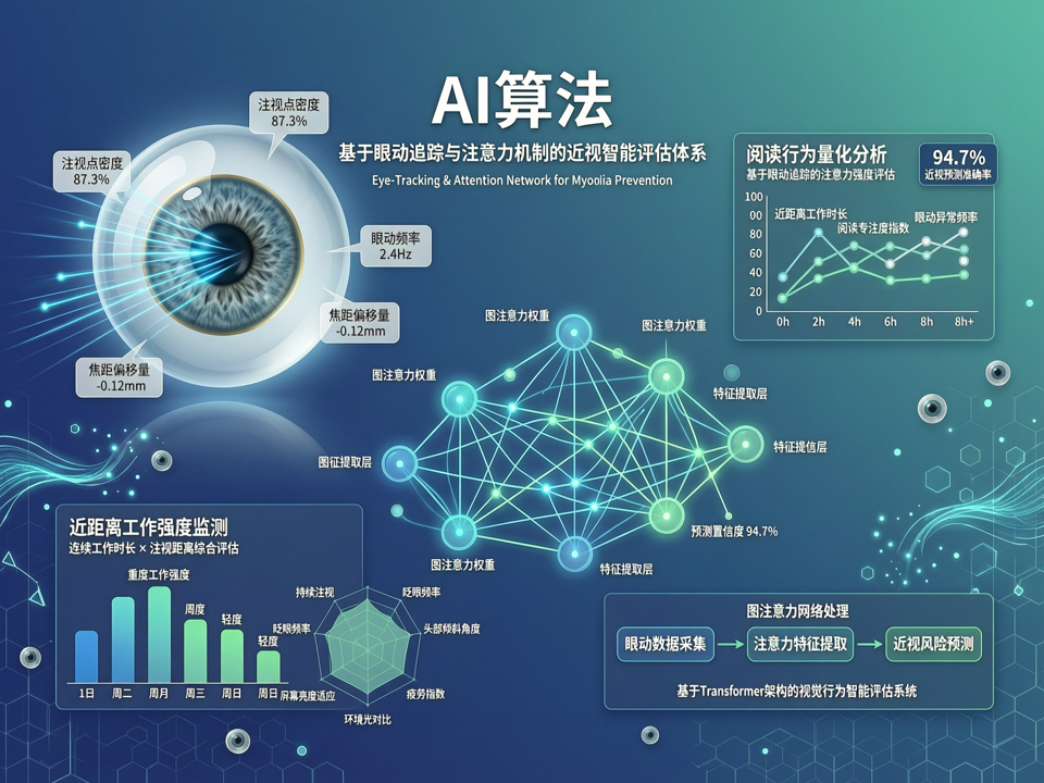 近视防控的AI新视角:基于眼动追踪与注意力的智能评估算法