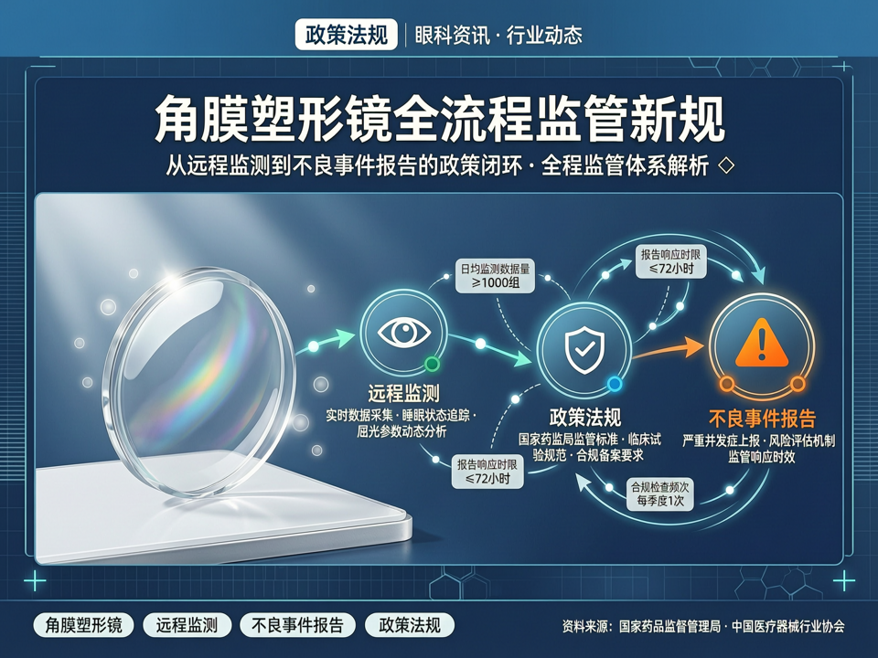 角膜塑形镜全流程监管新规:从远程监测到不良事件报告的政策闭环