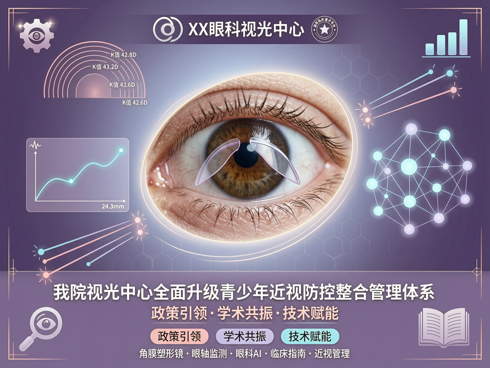 政策引领、学术共振、技术赋能:我院视光中心全面升级青少年近视防控整合管理体系