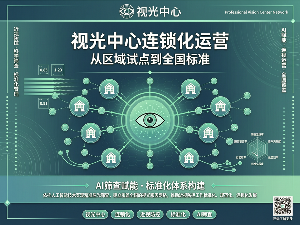 视光中心连锁化运营:从区域试点到全国标准的近视防控网络构建