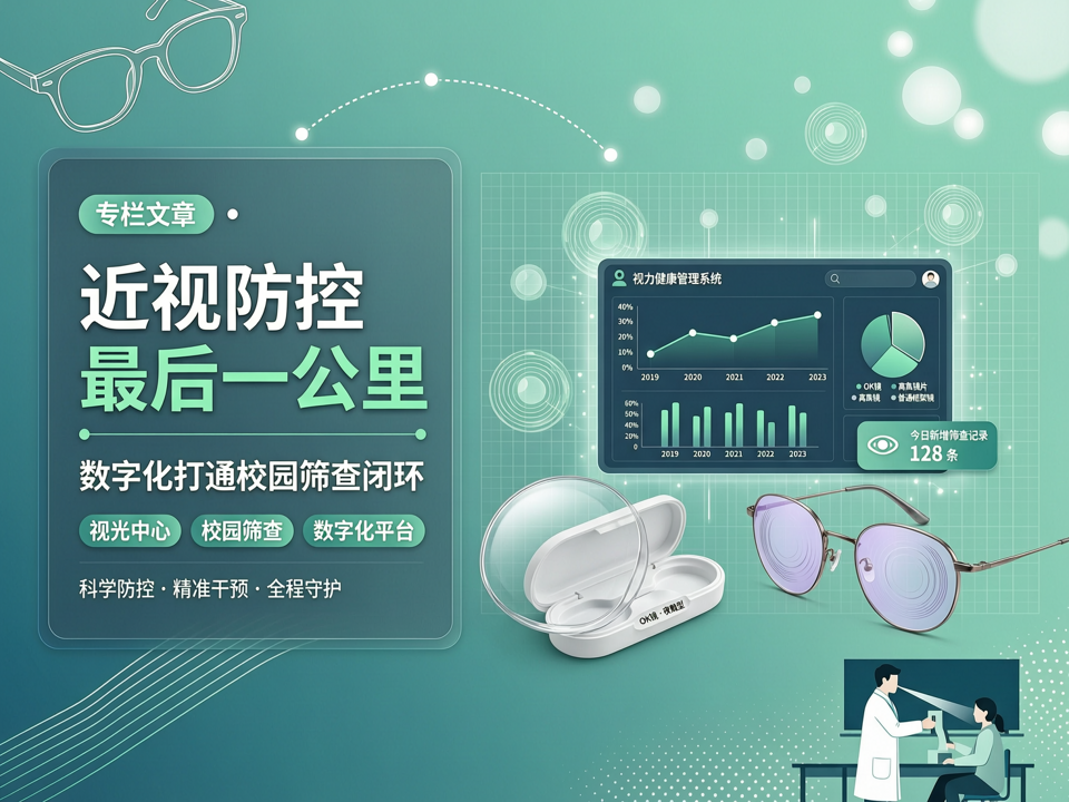 青少近视防控“最后一公里”:视光中心如何用数字化打通校园筛查闭环