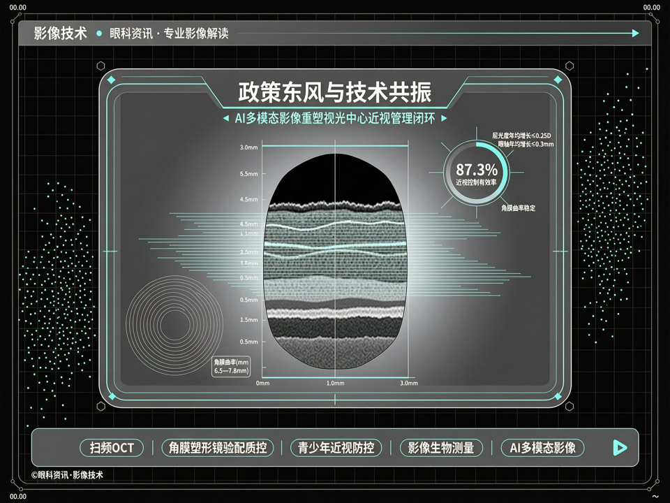 政策东风与技术共振:AI多模态影像重塑视光中心近视管理闭环
