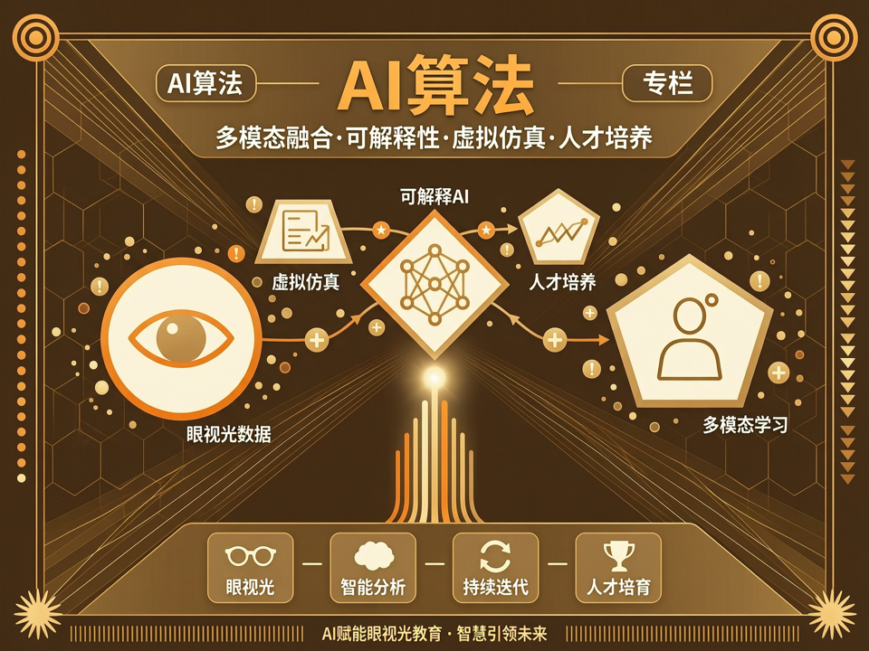 多模态融合与可解释性:AI算法在眼视光人才教育中的智能革新
