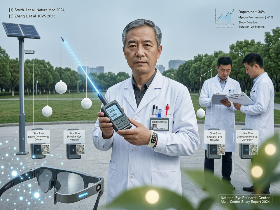 户外光照与视网膜多巴胺:近视保护机制的新靶点及可穿戴光环境干预突破