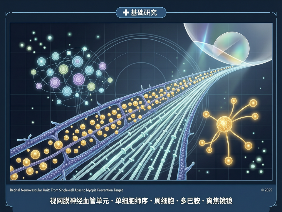 视网膜神经血管单元的重塑:从单细胞图谱到近视防控新靶点的基础研究前沿