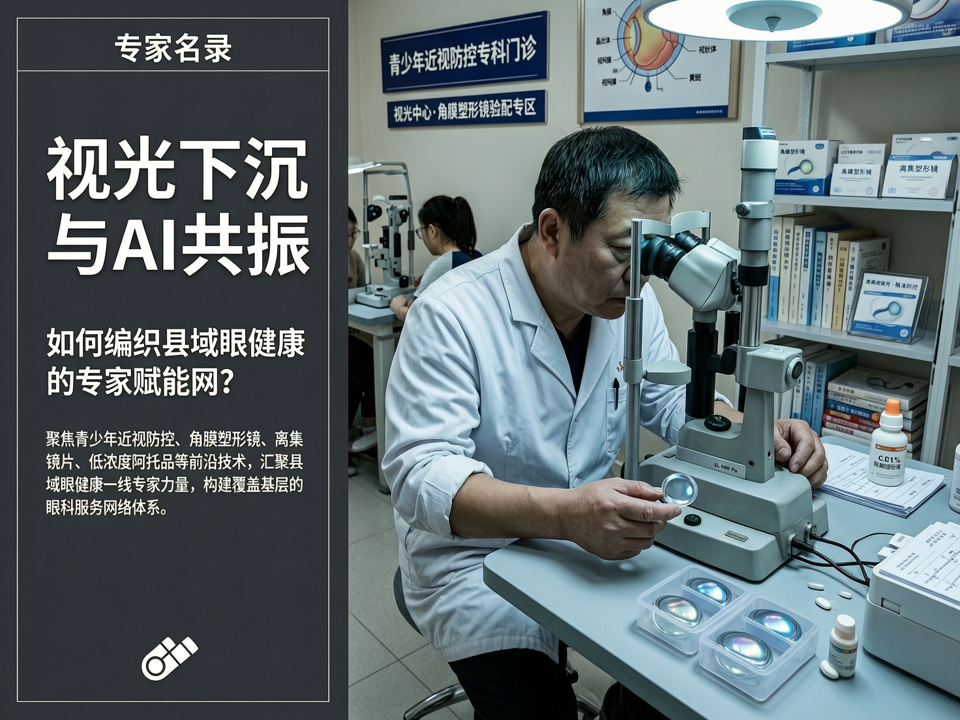 视光下沉与AI共振:【专家名录】如何编织县域眼健康的“专家赋能网”?