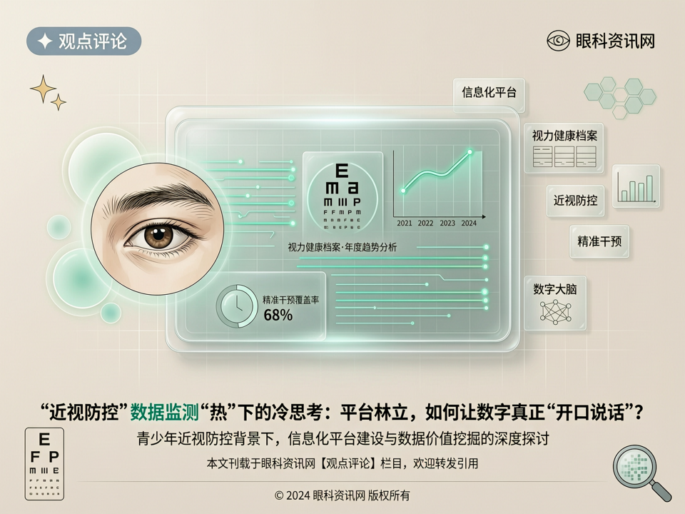 近视防控“数据监测”热下的冷思考:平台林立,如何让数字真正“开口说话”?