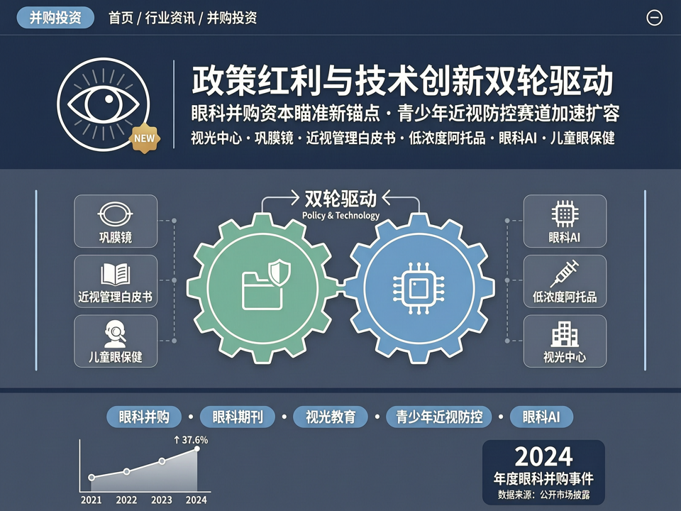 政策红利与技术创新双轮驱动:眼科并购资本瞄准“巩膜镜”与“近视管理白皮书”新锚点