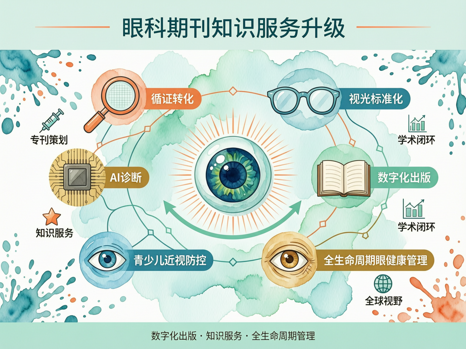 数字化出版浪潮下眼科期刊的知识服务升级:从青少儿近视防控到全生命周期眼健康管理的学术闭环