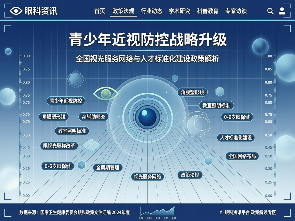 青少年近视防控战略升级:全国视光服务网络与人才标准化建设政策解析