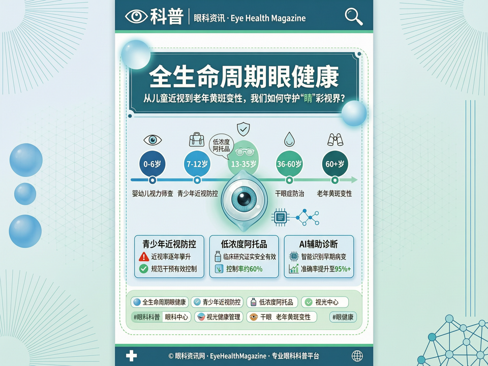 全生命周期眼健康:从儿童近视到老年黄斑变性,我们如何守护“睛”彩视界?