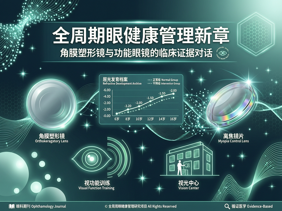 全周期眼健康管理新章:角膜塑形镜与功能眼镜的临床证据对话