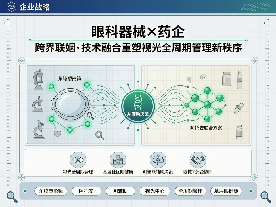 眼科器械与药企“跨界联姻”战略:技术融合重塑视光全周期管理新秩序