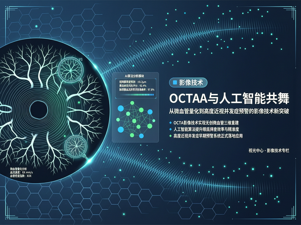 OCTA与人工智能共舞:从微血管量化到高度近视并发症预警的影像技术新突破