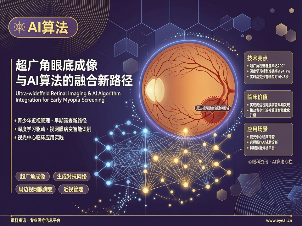 超广角眼底成像与AI算法的融合:青少年近视周边视网膜病变早期筛查新路径