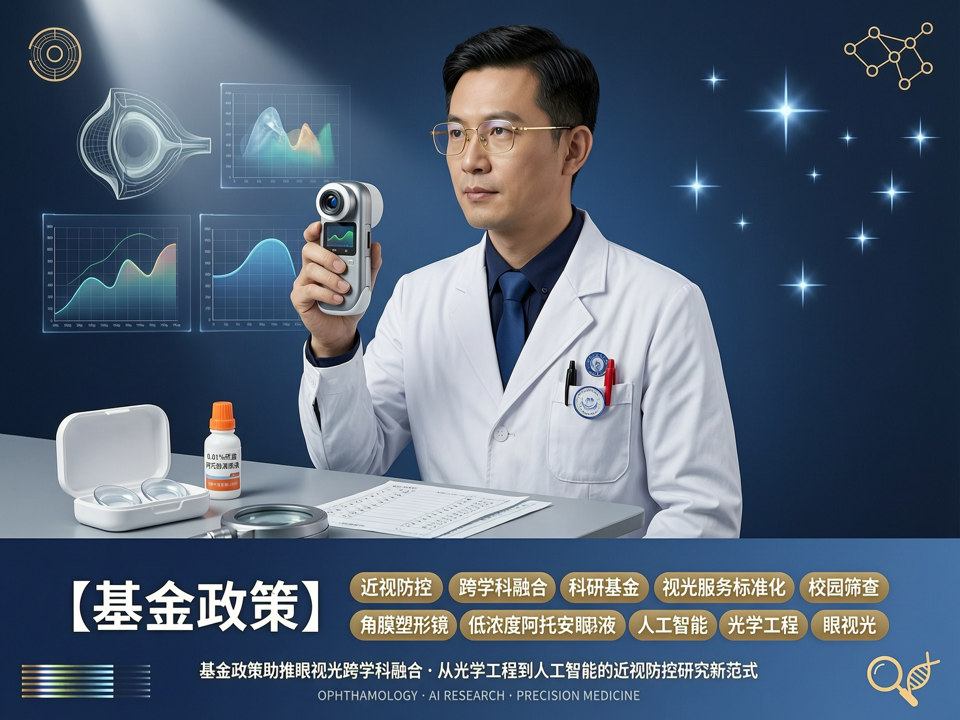 基金政策助推眼视光跨学科融合:从光学工程到人工智能的近视防控研究新范式