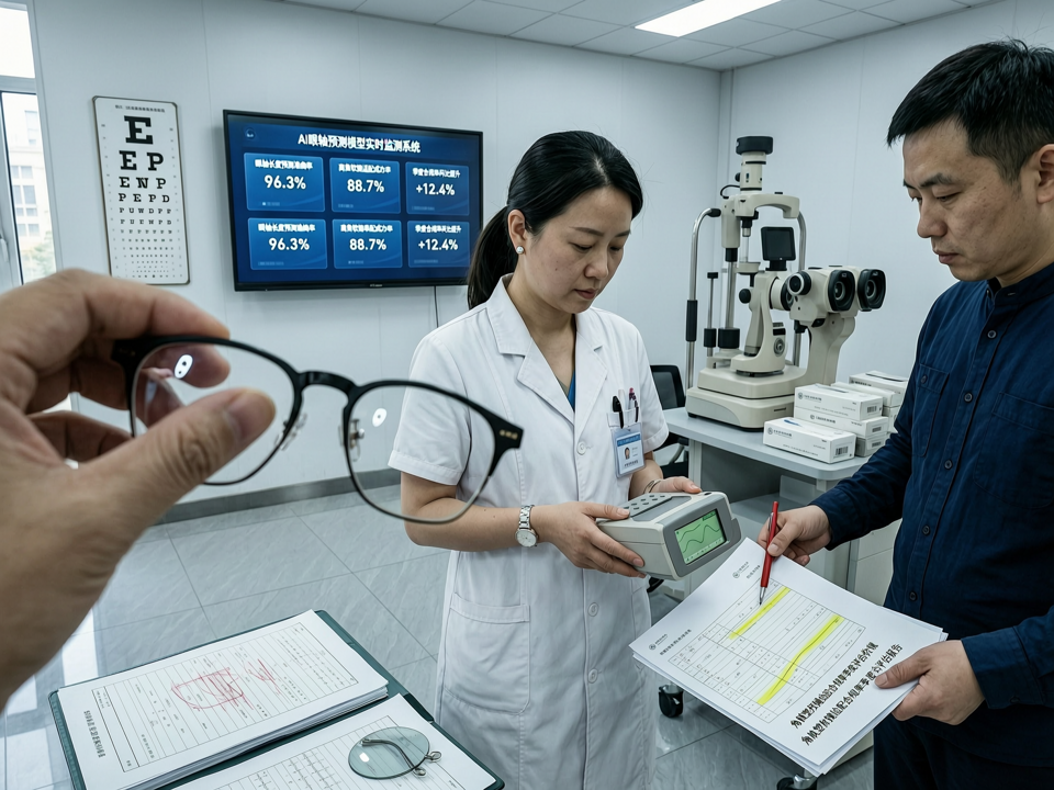 市场数据快评:角膜塑形镜验配终端合规率季度爬升,AI眼轴预测模型与离焦软镜数据双线重塑视光服务估值
