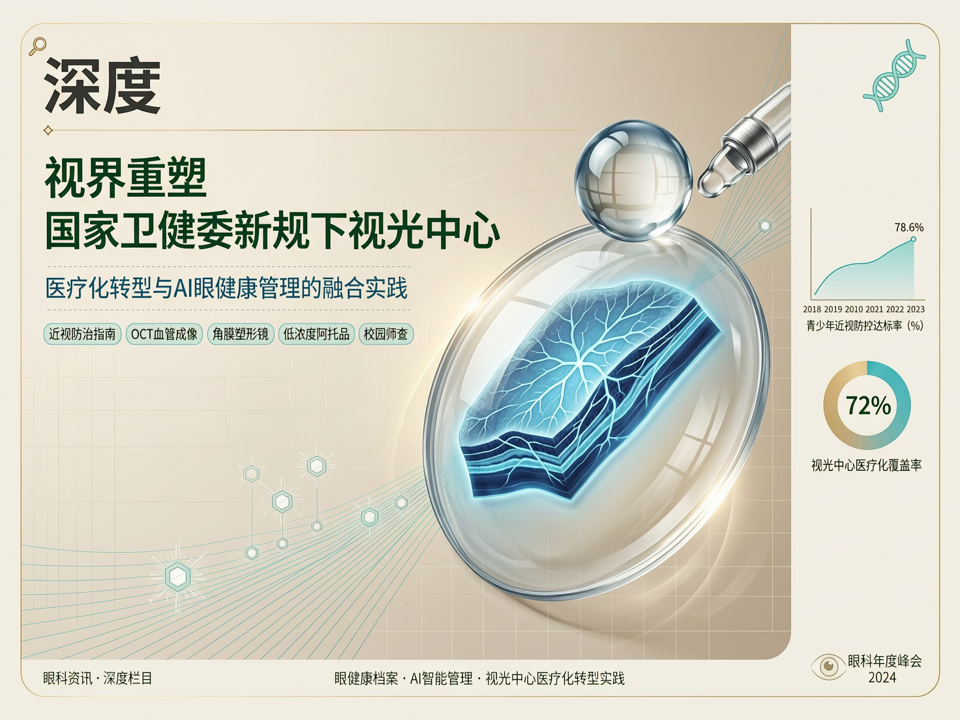 深度 | 视界重塑:国家卫健委新规下视光中心“医疗化”转型与AI眼健康管理的融合实践