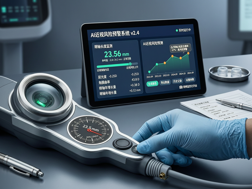 数据报告 | 近视防控关口前移:低龄儿童眼轴监测与AI预警系统的真实世界数据