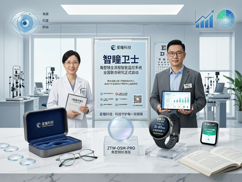 星瞳科技发布“智瞳卫士”角塑镜全流程智能监控系统,联合多家机构启动户外活动时长干预研究