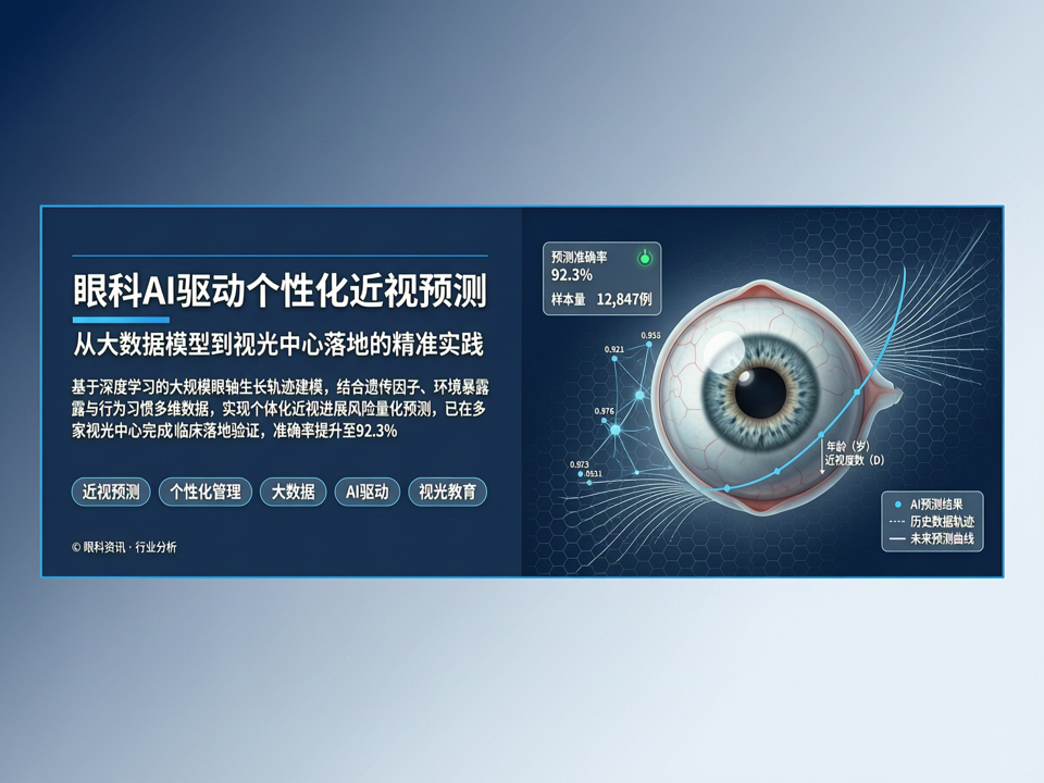 眼科AI驱动个性化近视预测:从大数据模型到视光中心落地的精准实践