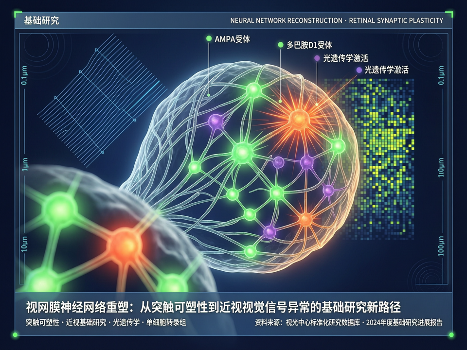 视网膜“神经网络重塑”:从突触可塑性到近视视觉信号异常的基础研究新路径
