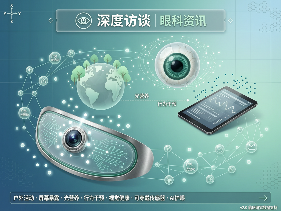 深度访谈 | 户外“目”浴与数字护眼:青少年近视防控的“环境处方”与行为干预新视角