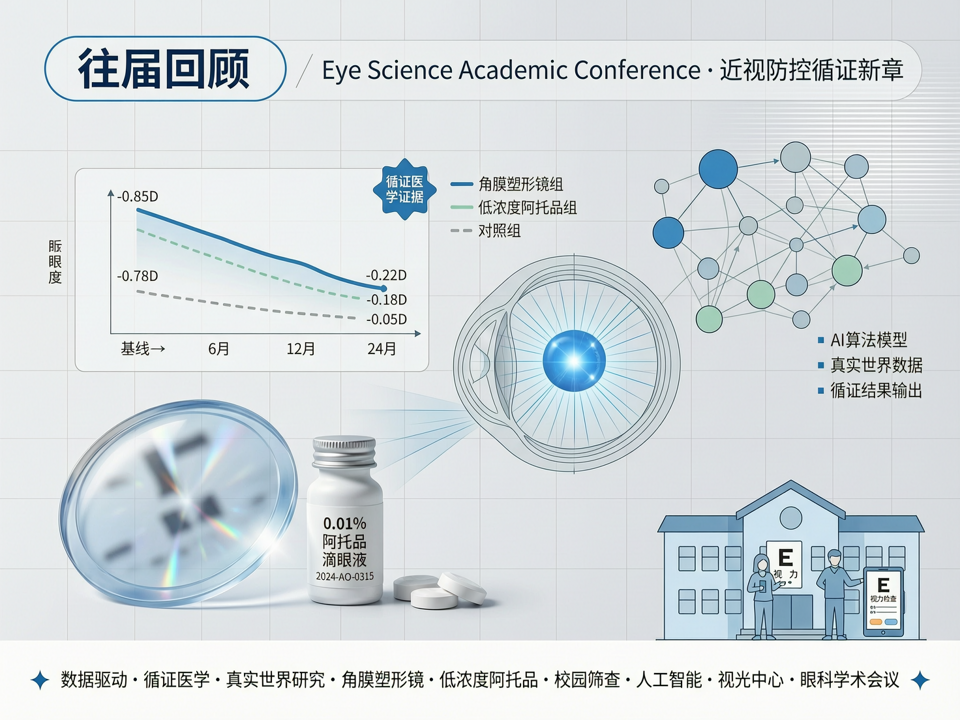 数据驱动与真实世界验证:往届眼科学术舞台上的近视防控循证新章