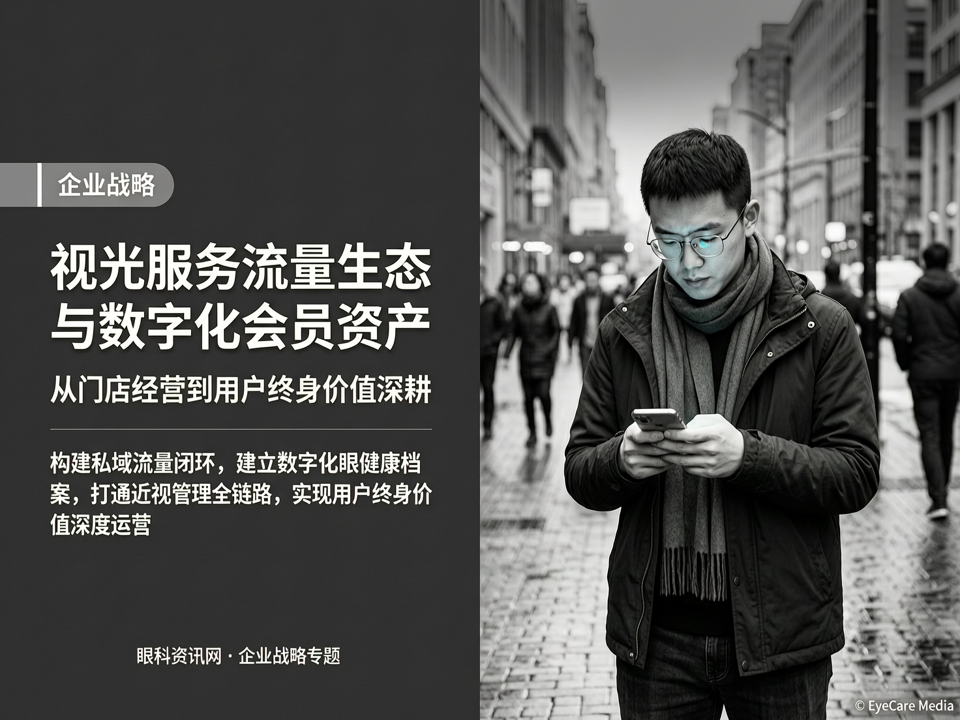 眼科企业“视光服务流量生态与数字化会员资产”战略:从门店经营到用户终身价值深耕