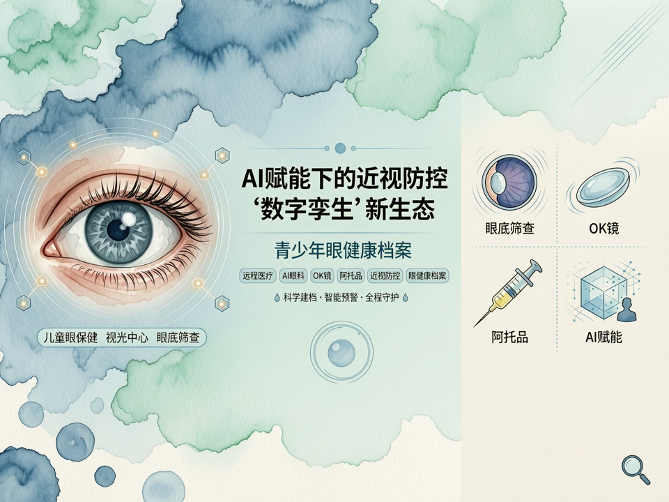 青少年电子眼健康档案:AI赋能下的近视防控“数字孪生”新生态