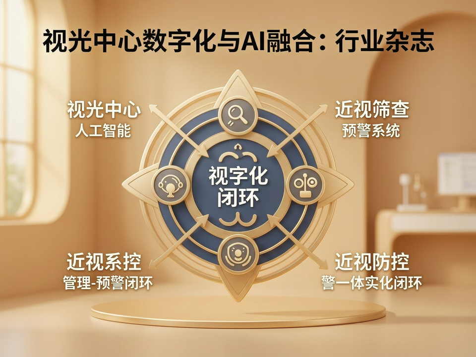 视光中心数字化与AI融合:构建近视筛查-管理-预警一体化闭环的实践路径