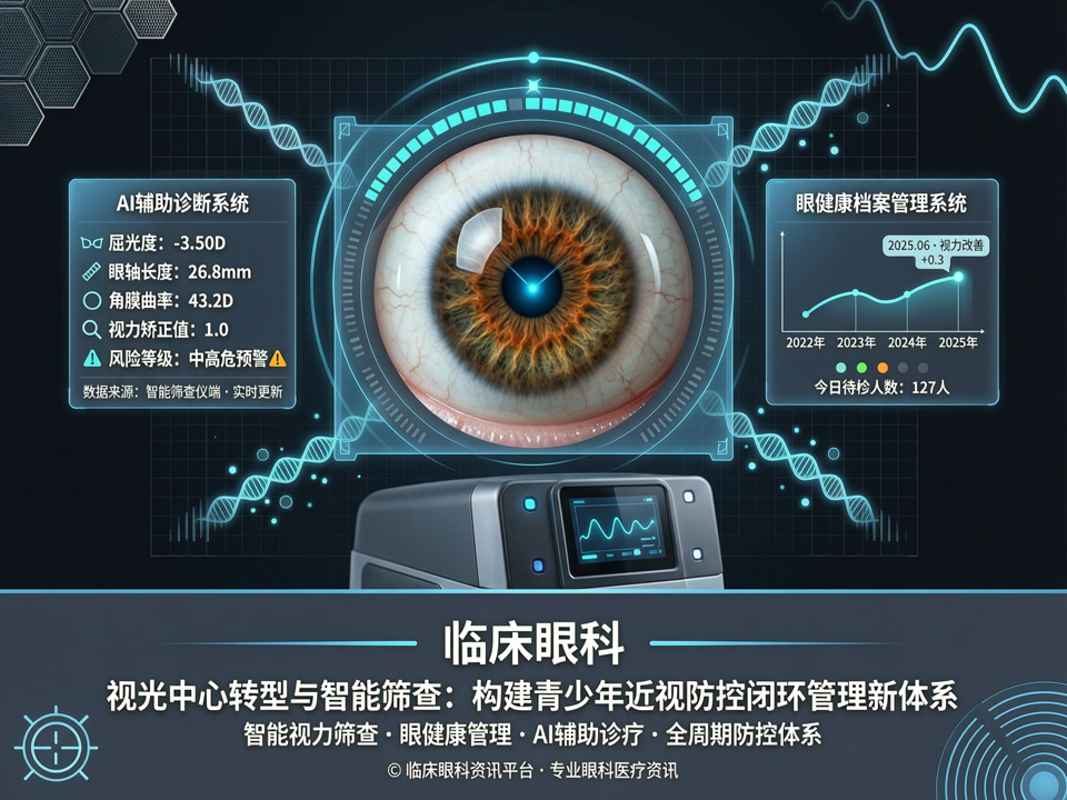 视光中心转型与智能筛查:构建青少年近视防控的闭环管理新体系