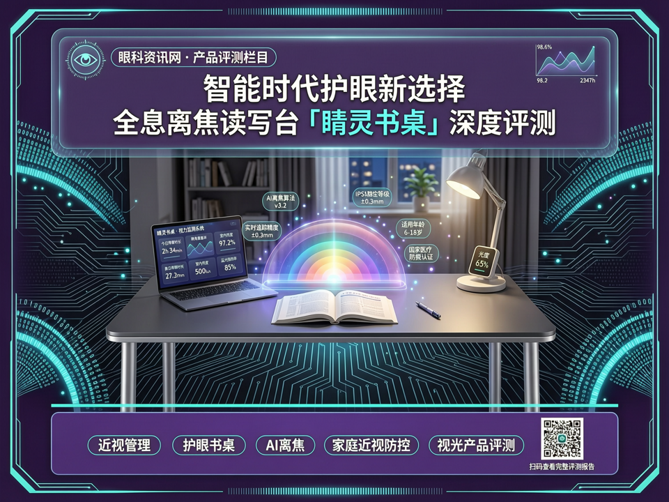 智能时代护眼新选择:全息离焦读写台“睛灵书桌”深度评测