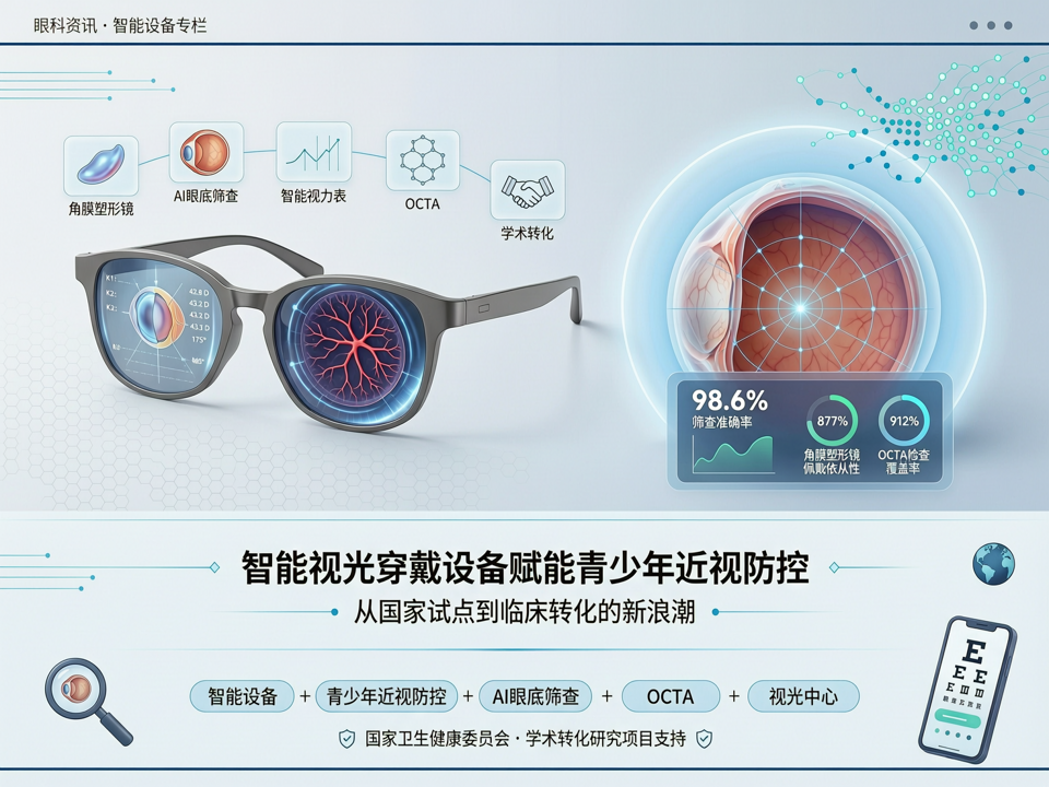 智能视光穿戴设备赋能青少年近视防控:从国家试点到临床转化的新浪潮