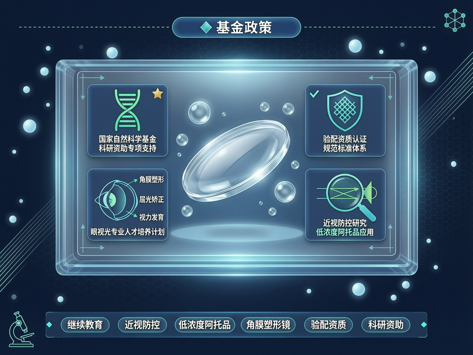 基金政策加码视光教育:角膜塑形镜验配资质认证与眼视光人才科研资助新路径
