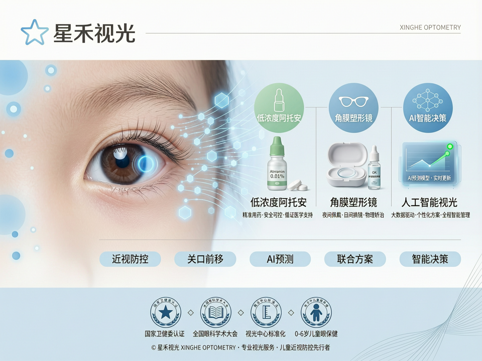 星禾视光发布“星瞳2.0”儿童近视防控智能决策平台,融合AI预测与低浓度阿托品-角塑联合方案
